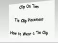 Clip On Ties The Stylish Final Touch to Your Suit